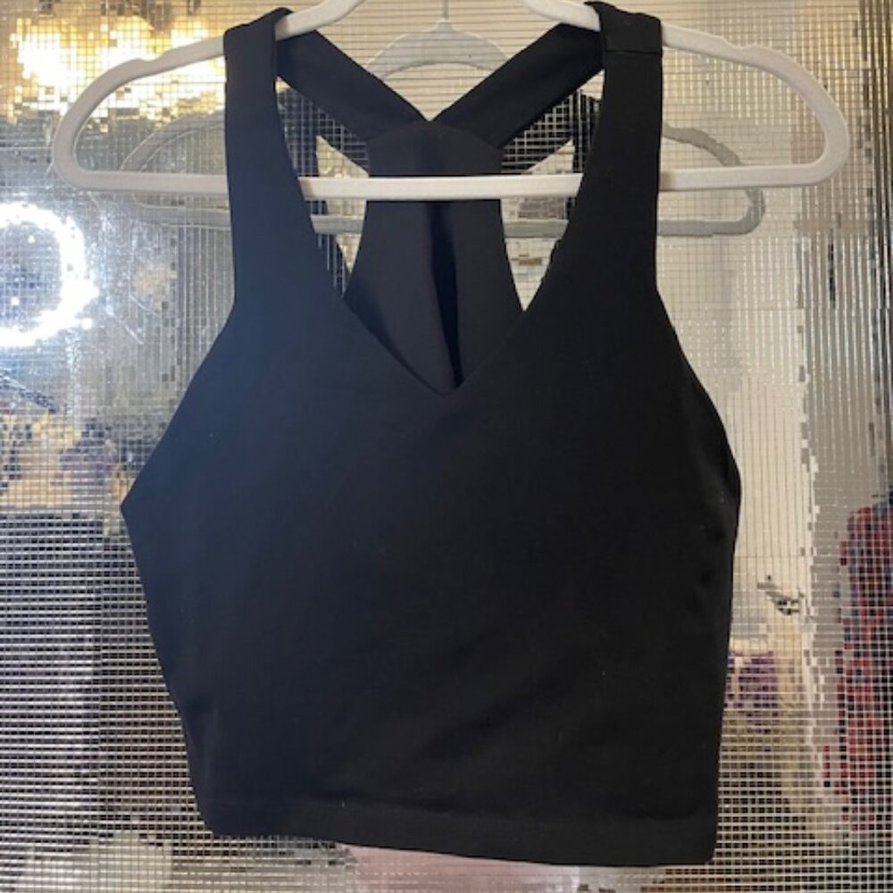 Black Sports Bra Tank